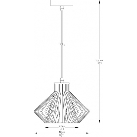 Lampy modern. Lampa wisząca druciana Dolia 25cm czarna Zumaline do sypialni i salonu