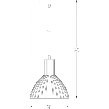 Lampy modern. Lampa wisząca druciana Dolia Half 25cm czarna Zumaline do sypialni i salonu