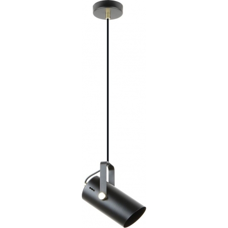 Lampa wisząca regulowana loft Resi 8,5cm czarna Zumaline do kuchni i sypialni