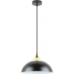 Sarda II 29cm black&amp;gold pendant lamp ZumaLine