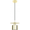 Sarda 20cm gold glamour pendant lamp ZumaLine