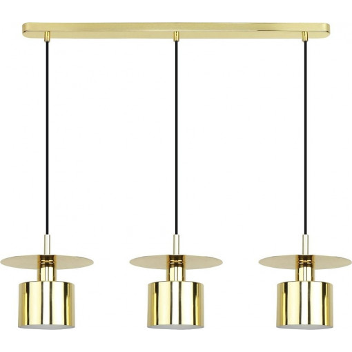 Sarda III 80cm gold glamour pendant lamp ZumaLine