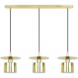 Sarda III 80cm gold glamour pendant lamp ZumaLine