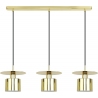 Sarda III 80cm gold glamour pendant lamp ZumaLine