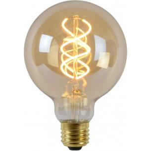 Globe LED E27 5W amber decorative bulb Lucide