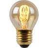 Globe LED 4.5 E27 3W 2200K amber dimmable decorative bulb Lucide