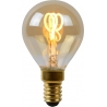 Globe LED 4.5 E14 3W 2200K dimmable amber decorative bulb Lucide