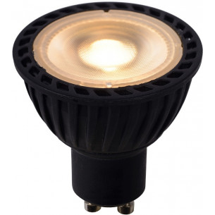 GU10 LED 5W black dimmable bulb Lucide