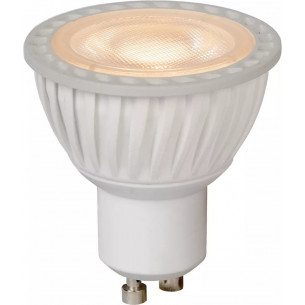 GU10 MR16 LED 5cm 5W 3000K white dimmable bulb Lucide