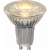 GU10 MR16 LED 5cm 5W 2700K transparent dimmable bulb Lucide