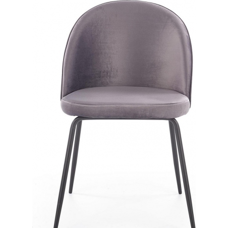 Stylowe Krzesło tapicerowane K314 Ciemny popiel Halmar do jadalni, salonu i kuchni.