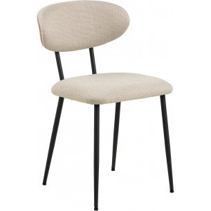 Denise beige upholstered chair Actona