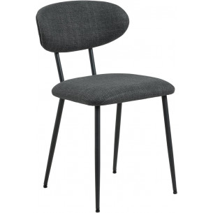 Denise dark grey upholstered chair Actona