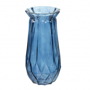 Bala blue glass vase Intesi