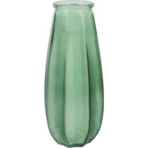 Capella green decorative glass vase Intesi