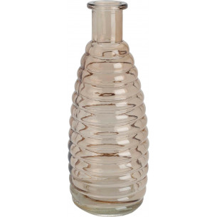 Honey smoked glass vase Intesi