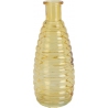 Honey yellow glass vase Intesi