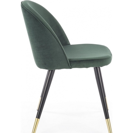 K315 dark green upholstered chair Halmar