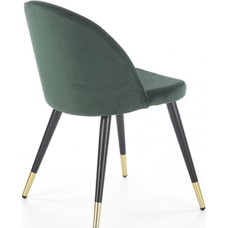 K315 dark green upholstered chair Halmar