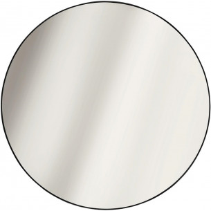 Navira 55cm black round mirror Intesi