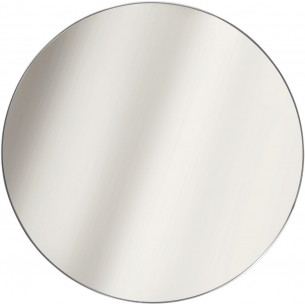 Navira 55cm silver round mirror Intesi