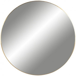 Jersey 60cm gold round mirror Intesi