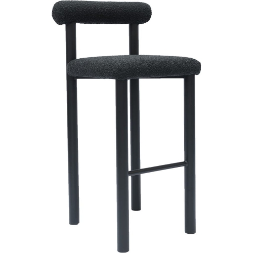 Krzesło barowe designerskie Object093 76cm czarne NG Design