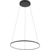 Circolo Horizontal LED 3000K 60cm black modern round pendant lamp Nowodvorski