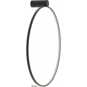 Circolo LED 3000K 60x65cm black modern round wall&amp;ceiling lamp Nowodvorski