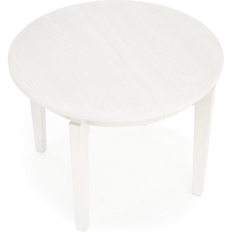 Sorbus II 100 white round extending dining table Halmar
