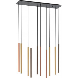 Laser X 78cm multicolor tubes pendant lamp Nowodvorski