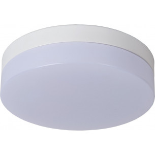 Biskit LED 23cm 2700K IP44 white bathroom ceiling lamp with motion sensor Lucide