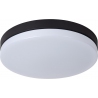 Biskit LED 40cm 2700K IP44 white&amp;black bathroom ceiling lamp with motion sensor Lucide