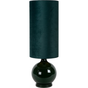 Esterad high green glass base table lamp Lucide