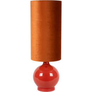 Esterad high orange glass table lamp Lucide