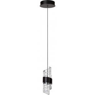 Lampa wisząca hampton Kligande LED 13cm 2700K przeźroczysty / czarny Lucide