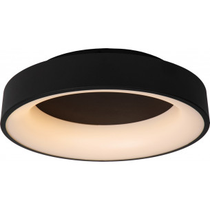 Mirage LED 45cm 2700K black modern dimmable ceiling lamp Lucide