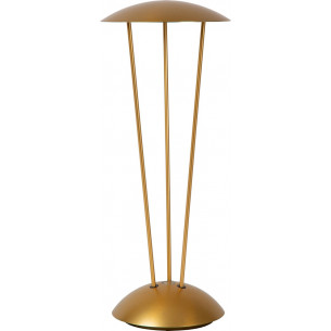 Renee LED 2700K&amp;3000K IP54 matt gold outdoor table lamp Lucide