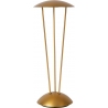 Renee LED 2700K&amp;3000K IP54 matt gold outdoor table lamp Lucide