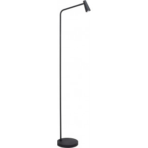 Stirling LED 2700K black floor lamp with dimmer Lucide