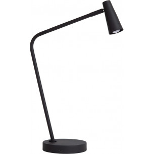 Stirling LED 2700K black desk lamp with dimmer Lucide