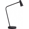 Stirling LED 2700K black desk lamp with dimmer Lucide