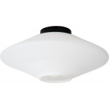 Trevor 42cm opal japandi glass ceiling lamp Lucide