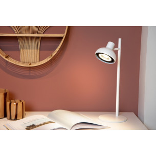 Sensas white loft table lamp Lucide