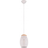 Bidar 15cm white pendant lattice lamp Reality