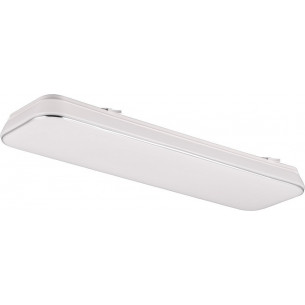 Blanca LED 3000K 60x17cm white&amp;silver modern dimmable ceiling lamp Reality