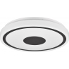 Bunda LED modern 3000K 33cm white&amp;black matt round ceiling lamp Reality
