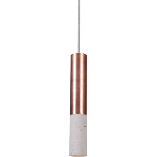 Kalla Copper M LED grey concrete pendant lamp LoftLight