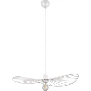 Chapeau 60cm white wire pendant lamp Reality