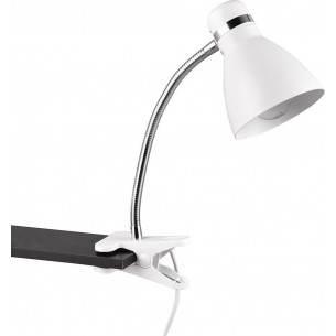 Harvey white matt clip-on lamp Reality